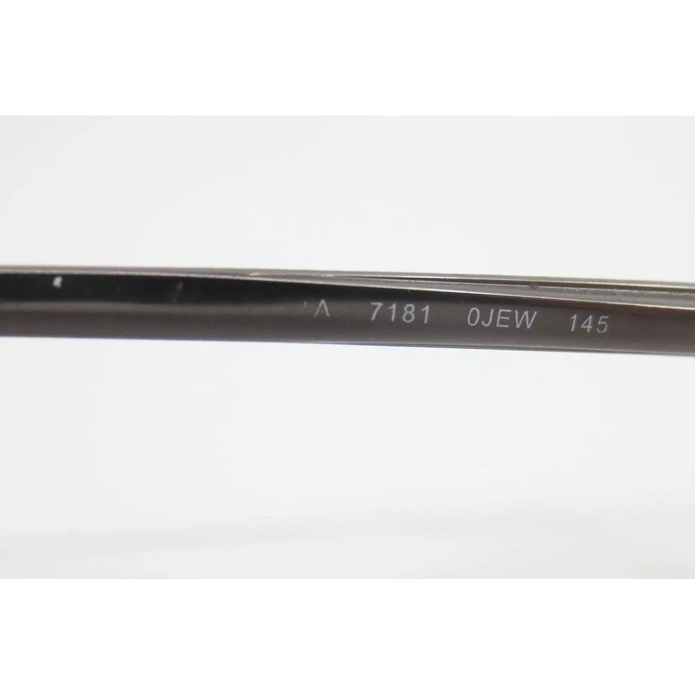 Safilo 7181 0JEW Gunmetal Grey Rectangular Metal Eyeglasses Frames 54-17-145